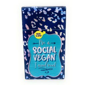 Colorful Plastic Design Cigarette Hard Case Pack Holder Fits 100's